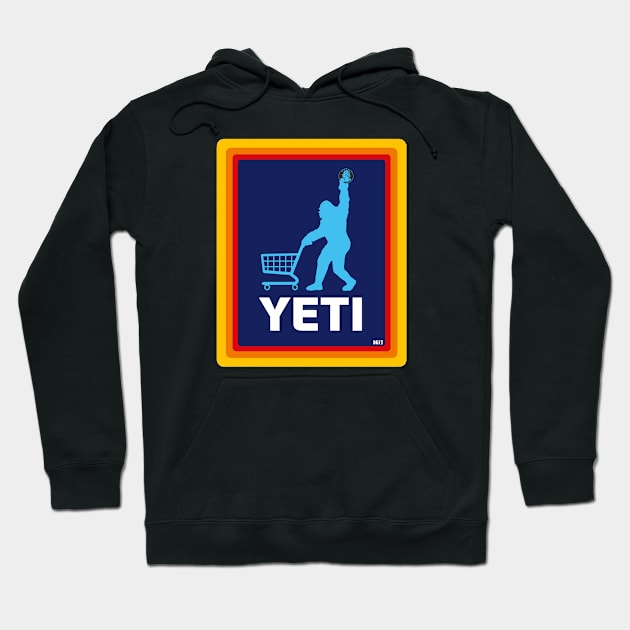 Yeti Grocery Shopping Hoodie by JohnnyBoyOutfitters